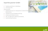 Expertise  geomer  GmbH