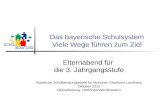 Das bayerische Schulsystem Viele Wege führen zum Ziel
