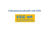 Fahrplanauskunft mit EFA