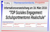 "TOP Soziales Engagement: Schulsportmentoren Realschule"