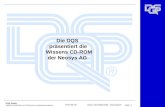 Die DQS  präsentiert die  Wissens CD-ROM der Neosys AG