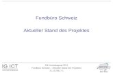 Fundbüro Schweiz Aktueller Stand des Projektes