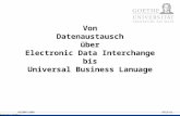 Von Datenaustausch über Electronic Data Interchange bis Universal Business Lanuage