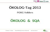 ÖKOLOG-Tag 2013 PORG Volders