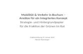Mobilität & Verkehr in Bochum –  Ansätze für ein integriertes Konzept