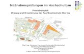 Maßnahmeprüfungen im Hochschulbau Praxisbeispiel: Umbau und Erweiterung der Fachhochschule Worms