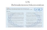 UN Behindertenrechtkonvention