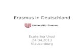 Erasmus in Deutschland