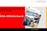 Arbeitsschutz mit Methode -  zahlt sich aus: Der GDA-ORGAcheck