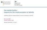 The NAMA Facility –  Support for the Implementation of NAMAs