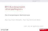 BFE-Bundesprojekt  «EnergieRegion»