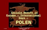 „ Soziale Berufe in Europa – International Days –