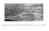 Hiroshima nach dem Abwurf der Atombombe am 06. August 1945