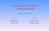 2. Kraichgau-Triathlon in Bad-Schönborn Sonntag, 11.06.2006