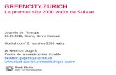 GreenCity.Zürich L e premier site 2000 watts de Suisse