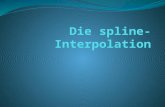 Die spline-Interpolation