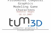 Proseminar Computer Graphics Modeling Game  Characters