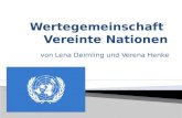Wertegemeinschaft  Vereinte Nationen