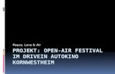 Projekt:  Open-Air  Festival im  DriveIN  Autokino Kornwestheim