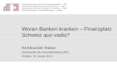 Woran Banken kranken  â€“  Finanzplatz Schweiz quo vadis ?
