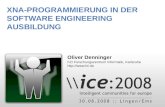 XNA-Programmierung in der Software Engineering Ausbildung