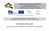 EU PENÍZE ŠKOLÁM Operační program Vzdělávání pro konkurenceschopnost