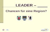 LEADER – Chancen für eine Region?
