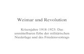 Weimar und Revolution