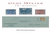 Gert Müller 75. Auktion // Handstempel