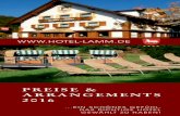Hotel Lamm Heimbuchenthal - Urlaub. Wellness. Tagung. Preise und Arrangements 2016