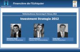 Investment Strategie 2012