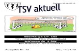 TSV aktuell Nr. 13 2012/13