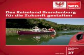 Das Reiseland Brandenburg für die Zukunft gestalten