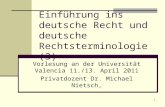 terminologia jurídica alemana 2011 codigo civil 2