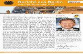 Bericht aus Berlin - Ausgabe 9 - Dezember 2012