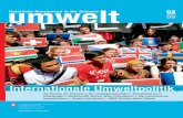 Magazin «umwelt» 4/2009 - Internationale Umweltpolitik