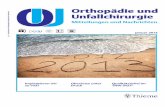 Orthopädie und Unfallchirurgie Januar 2013 - Mitteilungen und Nachrichten