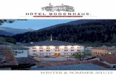 Hotel Bodenhaus – Angebotsbroschüre