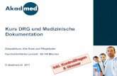 Kurs DRG und Medizinische Dokumentation