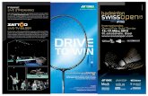 Badminton Swiss Open 2013 Flyer