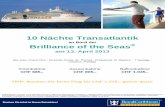 April 2013 - Transatlantik Karibik - Portugal mit Brilliance of the Seas!