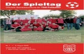TSG Estenfeld - Der Spieltag Nr. 1