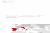 Marketingaktivitäten Italien-Spanien 2014