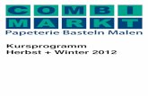 Kursprogramm Herbst + Winter 2012
