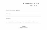 Meine Zeit 2012 - Taschenkalender Gerth Medien