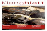 Klangblatt 1-2013