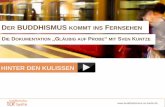 Der BUDDHISMUS kommt ins Fersehen - Die Dokumentation „Gläubig auf Probe“ mit Sven Kuntze