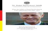Dr. Peter Ramsauer Tätigkeitsbericht 2012