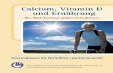 Calcium, Vitamin D und Ernährung