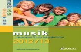 Schulmusikkatalog 2012/13